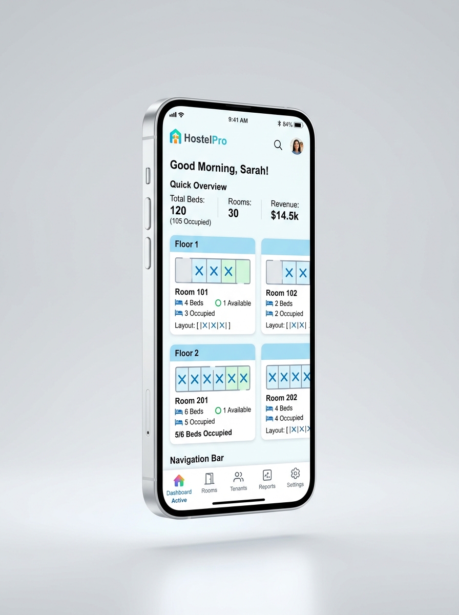 VUSTELA PG Manager App Interface